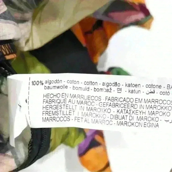 Zara tie front crop top floral size S - Picture 7 of 7